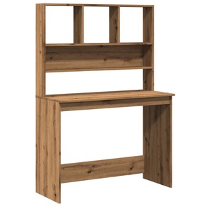 vidaXL, vidaXL Schreibtisch mit Regal Artisan-Eiche 102x45x148cm Holzwerkstoff, vidaXL Schreibtisch mit Regal Artisan-Eiche 102x45x148cm Holzwerkstoff