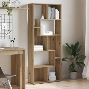vidaXL Bücherregal Artisan-Eiche 67x24x161 cm Holzwerkstoff