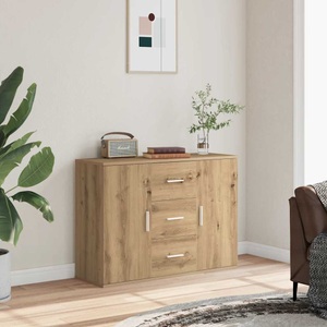 vidaXL, vidaXL Sideboard Artisan-Eiche 90x29,5x65 cm Holzwerkstoff