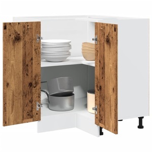 vidaXL, vidaXL Küchenschrank Altholz-Optik 75,5x75,5x81,5 cm Holzwerkstoff, vidaXL Küchenschrank Altholz-Optik 75,5x75,5x81,5 cm Holzwerkstoff