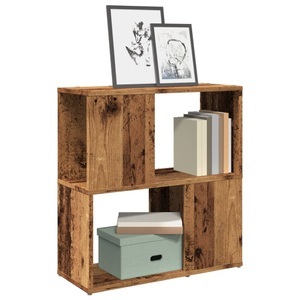vidaXL, vidaXL Bücherregal Altholz-Optik 60x24x63 cm Holzwerkstoff, vidaXL Bücherregal Altholz-Optik 60x24x63 cm Holzwerkstoff