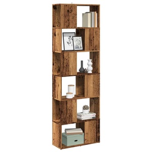 vidaXL, vidaXL Bücherregal/Raumteiler Altholz-Optik 60x24x186 cm
