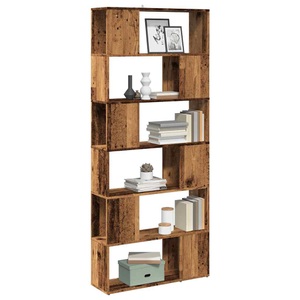 vidaXL, vidaXL Bücherregal/Raumteiler Altholz-Optik 80x24x186 cm
