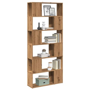 vidaXL, vidaXL Bücherregal/Raumteiler Artisan-Eiche 80x24x186 cm