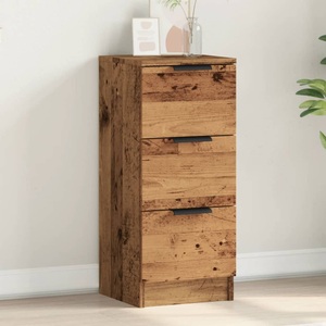 vidaXL, vidaXL Sideboard Altholz-Optik 30x30x70 cm Holzwerkstoff