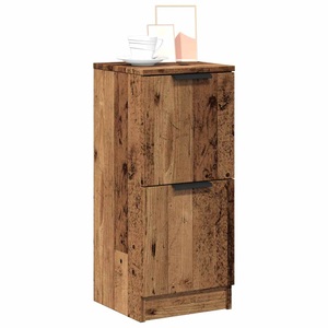 vidaXL, vidaXL Sideboard Altholz-Optik 30x30x70 cm Holzwerkstoff