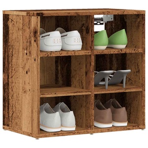 vidaXL, vidaXL Schuhschrank Altholz-Optik 52x30x50 cm