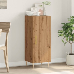 vidaXL, vidaXL Sideboard Artisan-Eiche 34,5x34x90 cm Holzwerkstoff