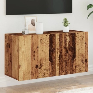 vidaXL, vidaXL TV-Wandschrank Altholz-Optik 80x30x41 cm, vidaXL TV-Wandschrank Altholz-Optik 80x30x41 cm