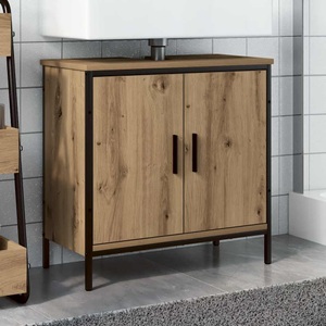 vidaXL, vidaXL Waschbeckenunterschrank Artisan-Eiche 60x30x60 cm Holzwerkstoff