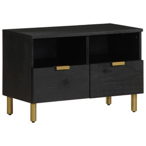 vidaXL, vidaXL TV-Schrank Schwarz 70x33x46 cm Holzwerkstoff, vidaXL TV-Schrank Schwarz 70x33x46 cm Holzwerkstoff