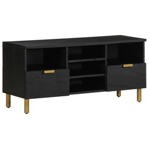 vidaXL, vidaXL TV-Schrank Schwarz 100x33x46 cm Holzwerkstoff, vidaXL TV-Schrank Schwarz 100x33x46 cm Holzwerkstoff