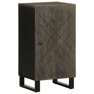 vidaXL, vidaXL Sideboard Schwarz 40x33x75 cm Massivholz Mango