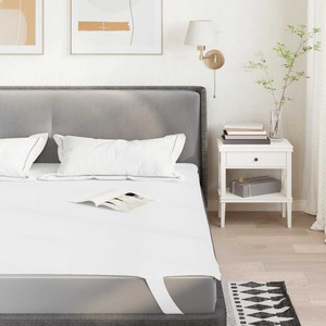 vidaXL, vidaXL Matratzenschoner Weiß 100x200 cm Wasserdicht
