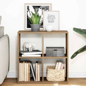 vidaXL, vidaXL Raumteiler-Bücherregal Artisan-Eiche 69,5x29x69,5 cm