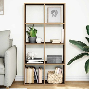 vidaXL, vidaXL Raumteiler-Bücherregal Artisan-Eiche 69,5x29x137,5 cm