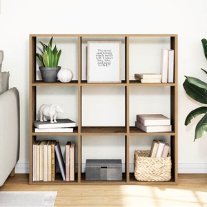 vidaXL, vidaXL Raumteiler-Bücherregal Artisan-Eiche 102x29x103,5 cm