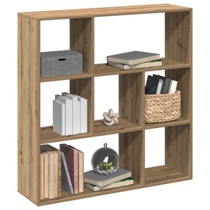 vidaXL, vidaXL Raumteiler-Bücherregal Artisan-Eiche 102x29x103,5 cm, vidaXL Raumteiler-Bücherregal Artisan-Eiche 102x29x103,5 cm