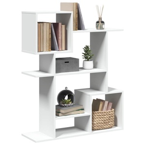 vidaXL, vidaXL Raumteiler-Bücherregal Weiß 92x29x112 cm Holzwerkstoff