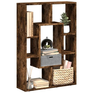 vidaXL, vidaXL Bücherregal Räuchereiche 63x20x90 cm Holzwerkstoff