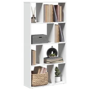 vidaXL, vidaXL Bücherregal Weiß 60x20x120 cm Holzwerkstoff