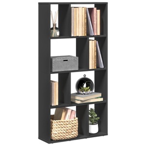 vidaXL, vidaXL Bücherregal Schwarz 60x20x120 cm Holzwerkstoff