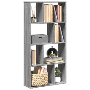 vidaXL, vidaXL Bücherregal Grau Sonoma 60x20x120 cm Holzwerkstoff