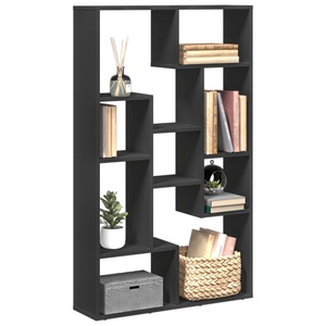 vidaXL, vidaXL Bücherregal Schwarz 72x20x120 cm Holzwerkstoff