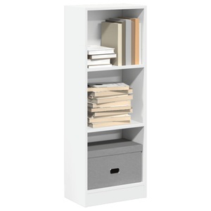 vidaXL, vidaXL Bücherregal Weiß 40x24x109 cm Holzwerkstoff