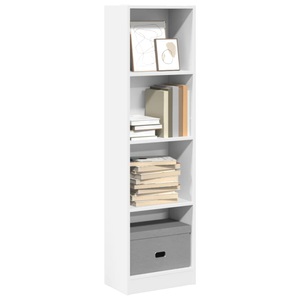 vidaXL, vidaXL Bücherregal Weiß 40x24x143 cm Holzwerkstoff