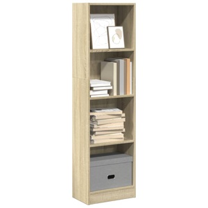 vidaXL, vidaXL Bücherregal Sonoma-Eiche 40x24x143 cm Holzwerkstoff