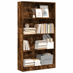vidaXL, vidaXL Bücherregal Räuchereiche 80x24x143 cm Holzwerkstoff