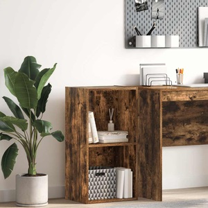 vidaXL, vidaXL Bücherregal Räuchereiche 40x30x77 cm Holzwerkstoff