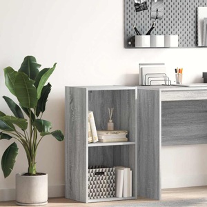 vidaXL, vidaXL Bücherregal Grau Sonoma 40x30x77 cm Holzwerkstoff
