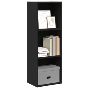 vidaXL, vidaXL Bücherregal Schwarz 40x30x114 cm Holzwerkstoff