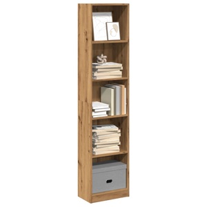 vidaXL, vidaXL Bücherregal Artisan-Eiche 40x24x176 cm Holzwerkstoff