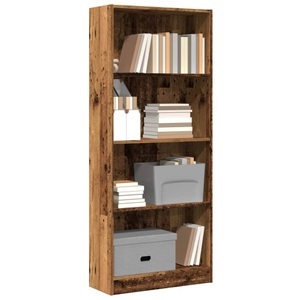 vidaXL, vidaXL Bücherregal Altholz-Optik 60x24x143 cm Holzwerkstoff, vidaXL Bücherregal Altholz-Optik 60x24x143 cm Holzwerkstoff