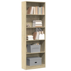 vidaXL, vidaXL Bücherregal Sonoma-Eiche 60x24x176 cm Holzwerkstoff