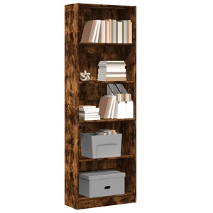 vidaXL, vidaXL Bücherregal Räuchereiche 60x24x176 cm Holzwerkstoff