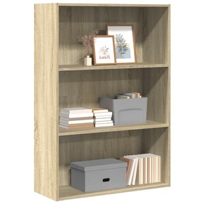 vidaXL, vidaXL Bücherregal Sonoma-Eiche 80x30x114 cm Holzwerkstoff