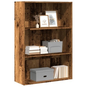 vidaXL, vidaXL Bücherregal Altholz-Optik 80x30x114 cm Holzwerkstoff, vidaXL Bücherregal Altholz-Optik 80x30x114 cm Holzwerkstoff
