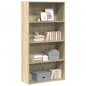 vidaXL, vidaXL Bücherregal Sonoma-Eiche 80x30x152 cm Holzwerkstoff