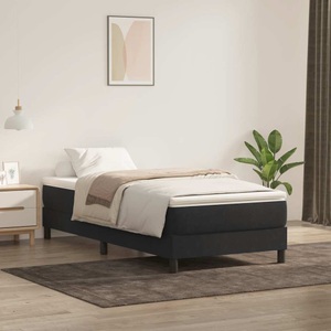 vidaXL, vidaXL Boxspringbett ohne Matratze Schwarz 100x220 cm Samt