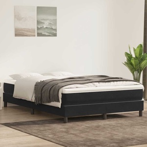 vidaXL, vidaXL Boxspringbett ohne Matratze Schwarz 160x220 cm Samt