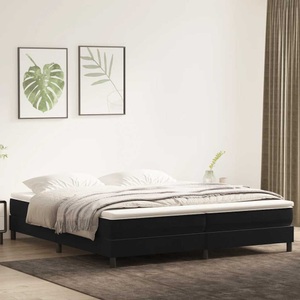 vidaXL, vidaXL Boxspringbett ohne Matratze Schwarz 200x220 cm Samt