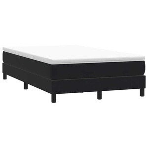 vidaXL, vidaXL Boxspringbett ohne Matratze Schwarz 120x210 cm Samt