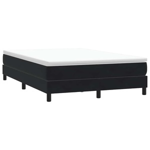 vidaXL, vidaXL Boxspringbett ohne Matratze Schwarz 140x210 cm Samt