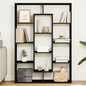 vidaXL, vidaXL Bücherregal Schwarz 102x29x143 cm Holzwerkstoff