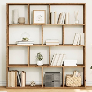 vidaXL, vidaXL Bücherregal Artisan-Eiche 132x29x141,5 cm Holzwerkstoff, vidaXL Bücherregal Artisan-Eiche 132x29x141,5 cm Holzwerkstoff