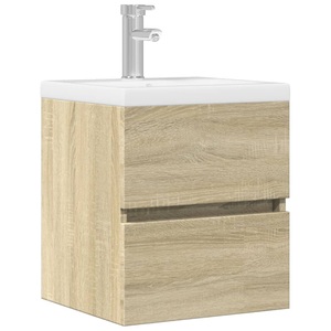 vidaXL, vidaXL Waschbeckenunterschrank Sonoma-Eiche 41x38,5x45cm Holzwerkstoff